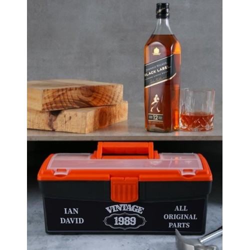 Personalised Vintage Spirits Toolbox