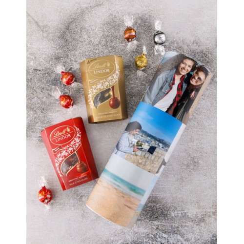 Personalised Photo Lindt Chocolate Tube