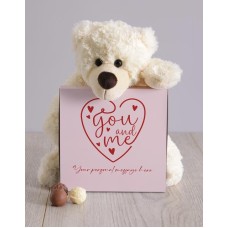Personalised Teddy And Chocolate Set (GIFT SET)