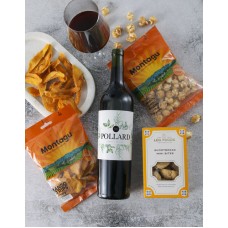 Personalised Thanks Merlot Snack Box