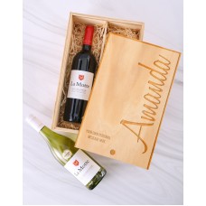 Personalised Double Wine Crate (Standard)