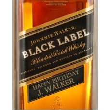 Personalised Johnnie Walker Black (Perspex Lid)