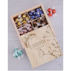 Personalised Butterfly Lindt Crate