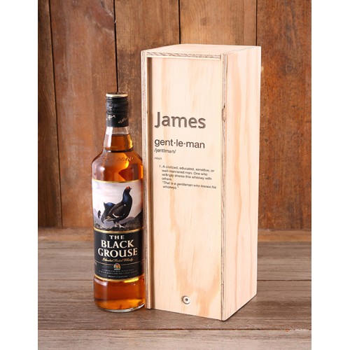 Definition of a Gentleman Booze Crate (Black Grouse)