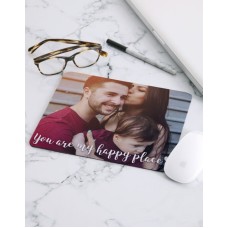 Personalised Message Photo Mouse Pad (Desk Set)