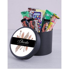 Personalised Rustic Hat Box (Cadbury Choc)