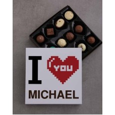 Personalised Chocolate Love Tray (Standard)