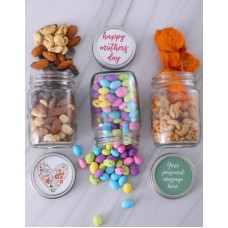 Personalised Mothers Day Trio Snack Jars