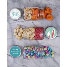 Personalised Easter Fruit And Nut Jar Trio