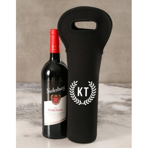 Personalised Initial Wine Carrier Hamper (STANDARD)