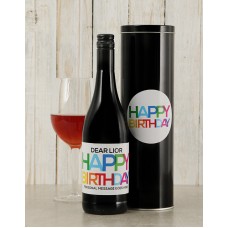Personalised Birthday Brights Wine Tin