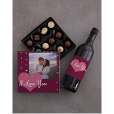 Personalised Photo Love Choc Tray (Standard)
