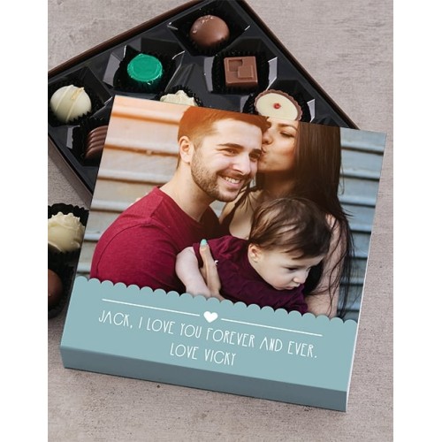 Personalised Love Photo Choc Tray (Standard)