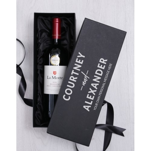 Personalised Love Wine Giftbox (La Motte)