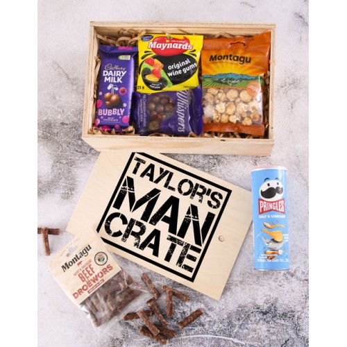 Personalised Man Crate (Red Wine)