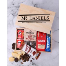 Personalised Title Man Crate (Snacks)