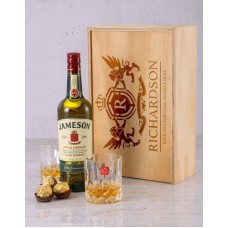 Personalised Crystal Jameson Crate Set (Standard)
