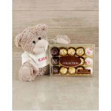 Personalised Teddy and Ferrero