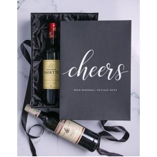 Cheers Personalised Wine Duo Giftbox
