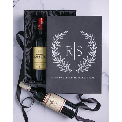 Laurel Personalised Wine Duo Giftbox