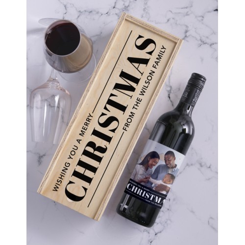 Personalised From The Family Wine And Crate