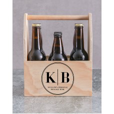 Personalised Monogram Printed Beer Crate (Cola)