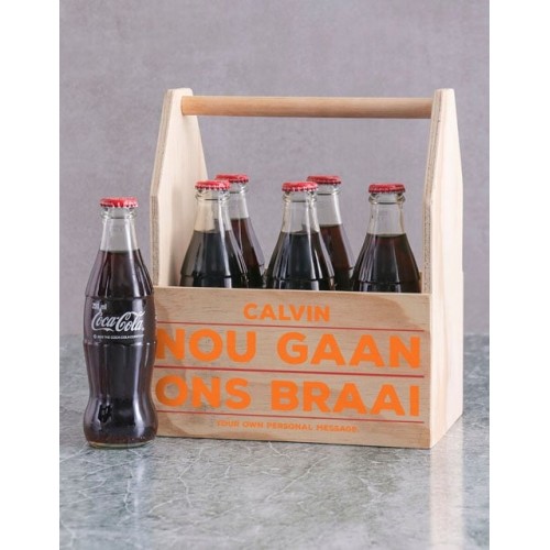 Personalised Braai Printed Beer Crate (Cola)