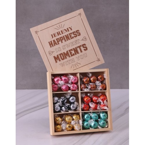 Personalised Sweet Moments Lindt Treasure Box (TEDDY)