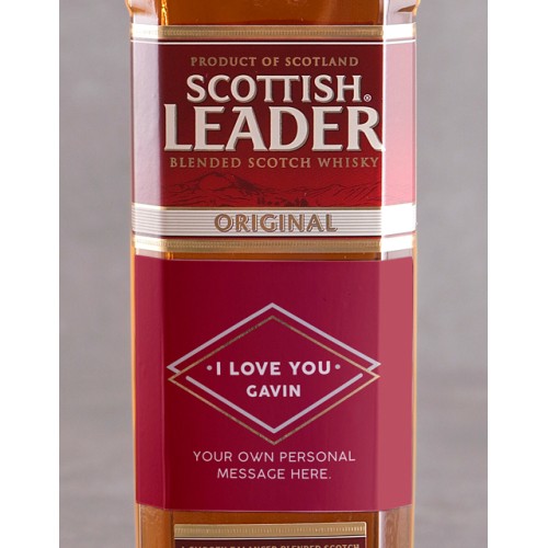 Personalised I Love You Scottish Leader (Standard)