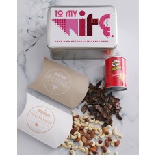 Personalised To My Wife Snack Tin (Savoury)
