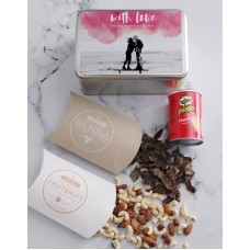 Personalised Photo With Love Snack Tin (Sweet)