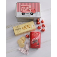 Personalised Hugs And Kisses Snack Tin (Sweet)