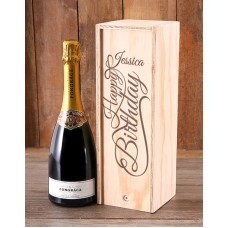 Personalised Birthday Bubbly Crate