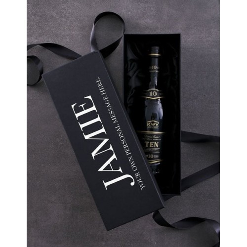Personalised KWV 10 YR Giftbox