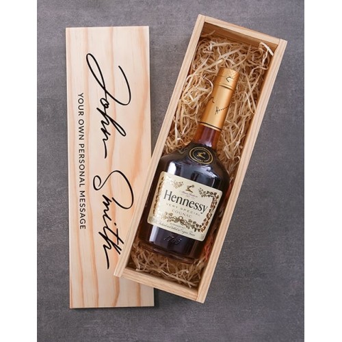 Personalised Hennessy VS Printed Crate