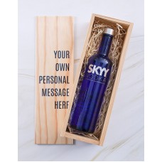 Personalised SKYY Vodka Printed Crate