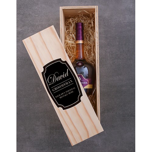 Personalised Courvoisier Printed Crate