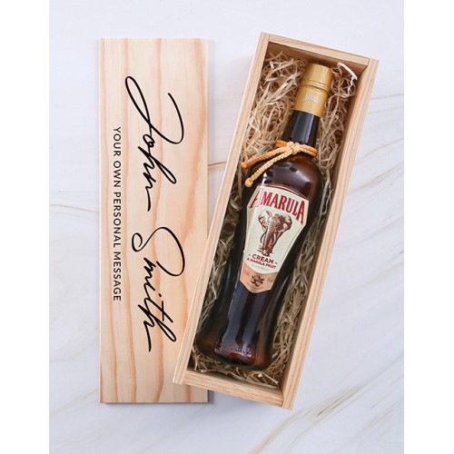 Personalised Amarula Printed Crate