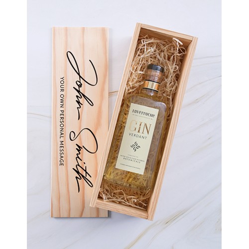 Personalised Inverroche Gin Printed Crate