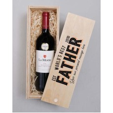 Personalised Worlds Best Father Wine In Crate