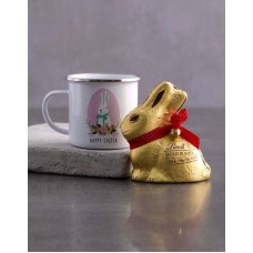 Personalised Happy Easter Camper Mug (Chocolate)