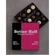 Personalised Better Half Choc Tray (Standard)