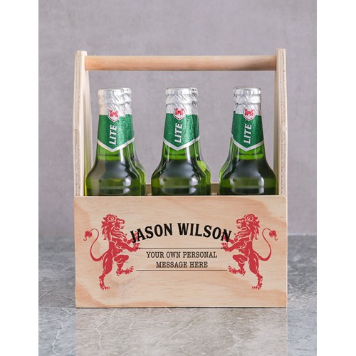 Personalised Lionheart Man Crate (Castle Lite)