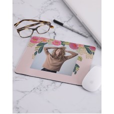 Personalised Photo Blossoms Mousepad (Desk Set)