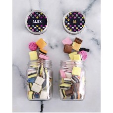 Personalised Mini Liquorice Jars (Set of 2)