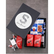 Personalised Floral Initial Lindt Box (Large)