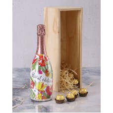 Valdo Floral Prosecco Crate (flute set)