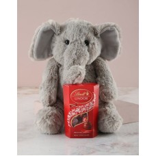 Elephant Plush Toy and Lindt