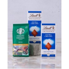 Starbucks and Lindt Slab Hamper (STANDARD)