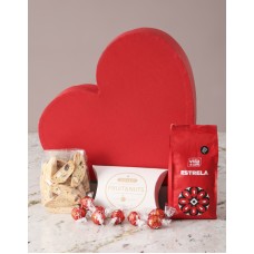 Mothers Day Goodies Heart Hamper